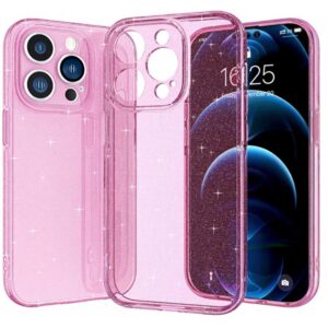 Forcell iphone 14 Pro Max Fine Hole Θήκη Σιλικόνης - Shining Pink