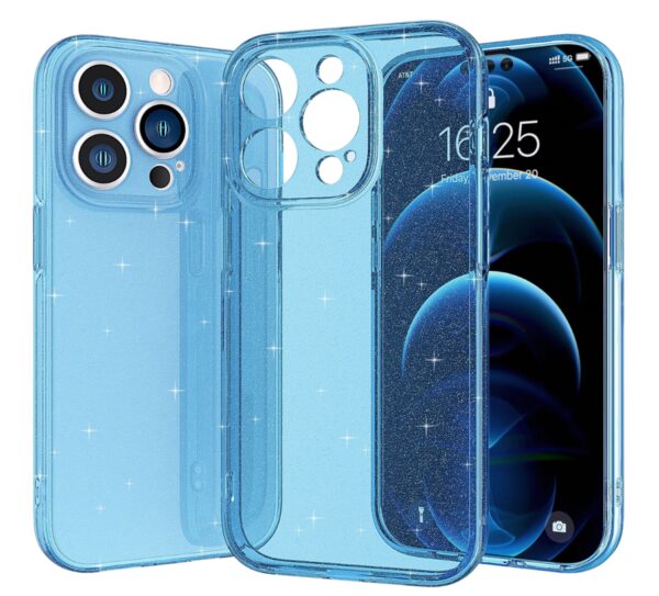Forcell iphone 14 Pro Max Fine Hole Θήκη Σιλικόνης - Sky Blue