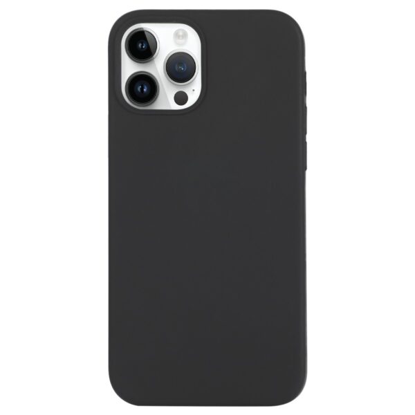 Forcell iPhone 14 Pro Max Liquid Θήκη Σιλικόνης - Black
