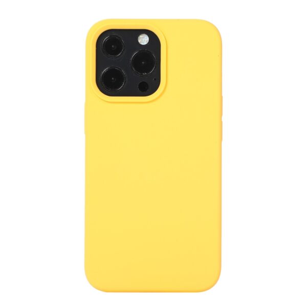 iPhone 14 Pro Max Θήκη Σιλικόνης Κίτρινη Liquid Silicone Phone Case Yellow