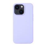 iPhone 14 Θήκη Σιλικόνης Μωβ Liquid Silicone Phone Case Purple