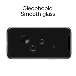 iPhone 14 Pro Προστατευτικό Τζαμάκι Spigen GLAS.tR Slim 2.5D Full Face Tempered Glass Μαύρο AGL05221