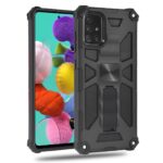 Samsung Galaxy A51 4G Θήκη Μαύρη Με Σταντ Shockproof TPU + PC Magnetic Protective Case with Holder Black