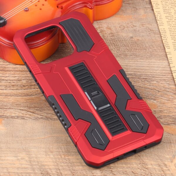 Xiaomi Redmi 10C Θήκη Κόκκινη All Inclusive Double-color TPU + PC Phone Case Red