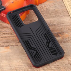 Xiaomi Redmi 10C Θήκη Κόκκινη All Inclusive Double-color TPU + PC Phone Case Red