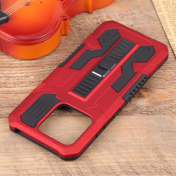 Xiaomi Redmi 10C Θήκη Κόκκινη All Inclusive Double-color TPU + PC Phone Case Red