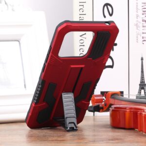 Xiaomi Redmi 10C Θήκη Κόκκινη All Inclusive Double-color TPU + PC Phone Case Red