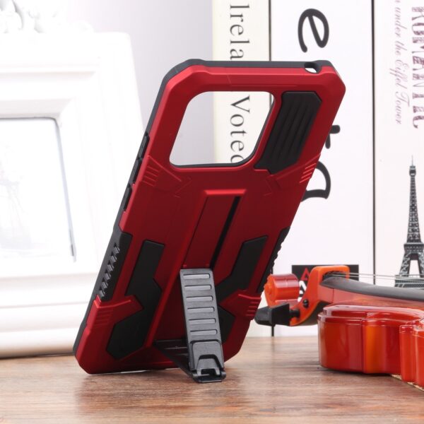 Xiaomi Redmi 10C Θήκη Κόκκινη All Inclusive Double-color TPU + PC Phone Case Red