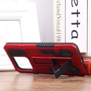 Xiaomi Redmi 10C Θήκη Κόκκινη All Inclusive Double-color TPU + PC Phone Case Red