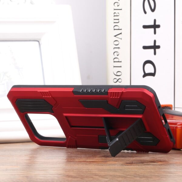 Xiaomi Redmi 10C Θήκη Κόκκινη All Inclusive Double-color TPU + PC Phone Case Red