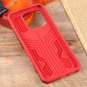 Xiaomi Redmi 10C Θήκη Κόκκινη Armor Warrior PC + TPU Phone Case Red