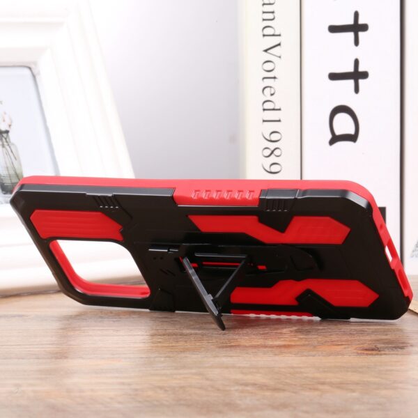 Xiaomi Redmi 10C Θήκη Κόκκινη Armor Warrior PC + TPU Phone Case Red
