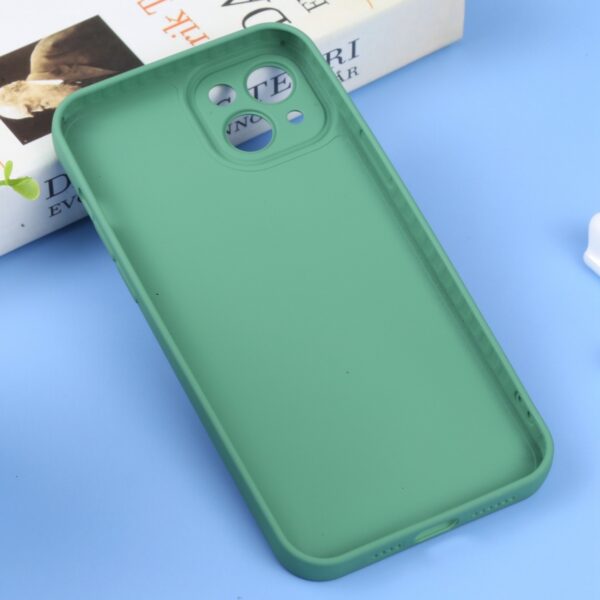 iPhone 14 Θήκη Σιλικόνης Πράσινη Liquid Silicone Full Coverage Phone Case Green