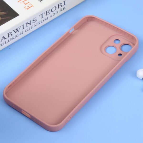iPhone 14 Θήκη Σιλικόνης Ροζ Liquid Silicone Full Coverage Phone Case Pink