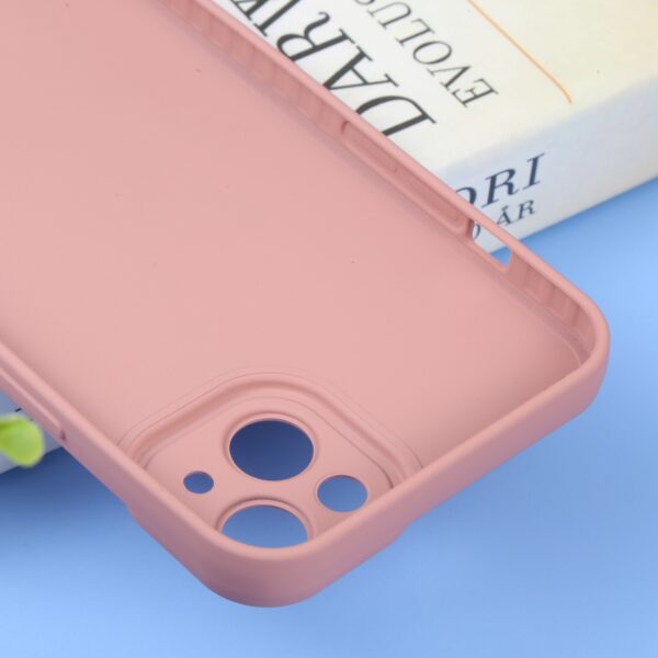 iPhone 14 Θήκη Σιλικόνης Ροζ Liquid Silicone Full Coverage Phone Case Pink