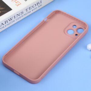 iPhone 14 Plus Θήκη Σιλικόνης Ροζ Liquid Silicone Full Coverage Phone Case Pink