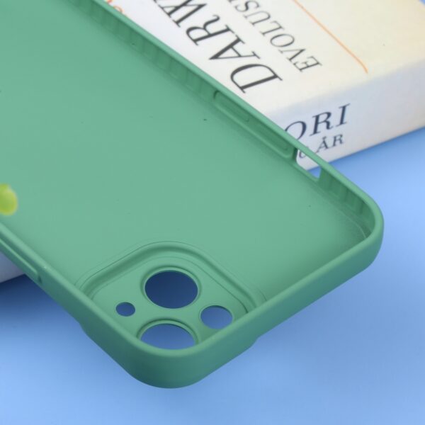 iPhone 14 Plus Θήκη Σιλικόνης Πράσινη Liquid Silicone Full Coverage Phone Case Green