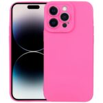 iPhone 14 Pro Θήκη Σιλικόνης Φούξια Liquid Silicone Full Coverage Phone Case Fuchsia