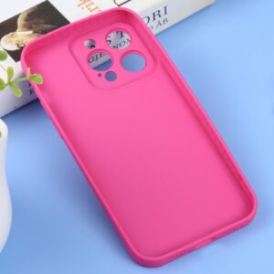 iPhone 14 Pro Θήκη Σιλικόνης Φούξια Liquid Silicone Full Coverage Phone Case Fuchsia