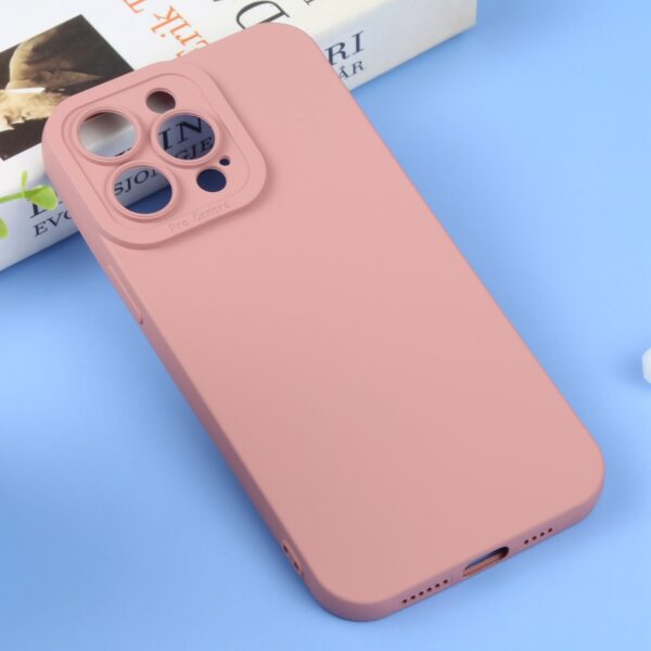 iPhone 14 Pro Θήκη Σιλικόνης Ροζ Liquid Silicone Full Coverage Phone Case Pink