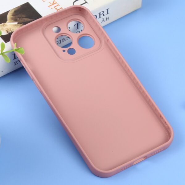 iPhone 14 Pro Θήκη Σιλικόνης Ροζ Liquid Silicone Full Coverage Phone Case Pink