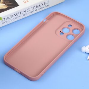 iPhone 14 Pro Θήκη Σιλικόνης Ροζ Liquid Silicone Full Coverage Phone Case Pink