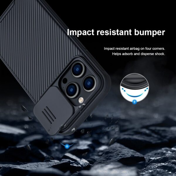 Θήκη iPhone 14 Pro Μαύρη NILLKIN CamShield Pro Magnetic Magsafe Case Black