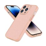 iphone 14 Pro Θήκη Σιλικόνης Χρυσή Silicone Fine Hole Phone Protective Case Shining Gold