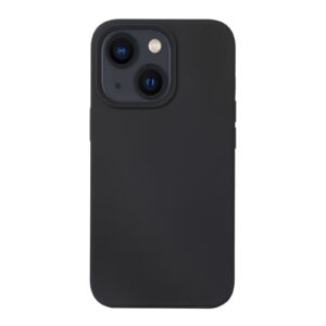 iPhone 14 Plus Θήκη Σιλικόνης Μαύρη Liquid Silicone Phone Case Black