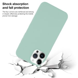 iPhone 14 Θήκη Σιλικόνης Βεραμάν Solid Silicone Phone Case Emerald Green