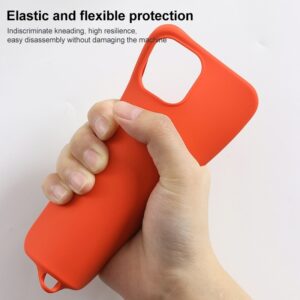 iPhone 14 Θήκη Σιλικόνης Ανθρακί Solid Silicone Phone Case Ash