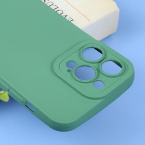 iPhone 14 Pro Max Θήκη Σιλικόνης Πράσινη Liquid Silicone Full Coverage Phone Case Green