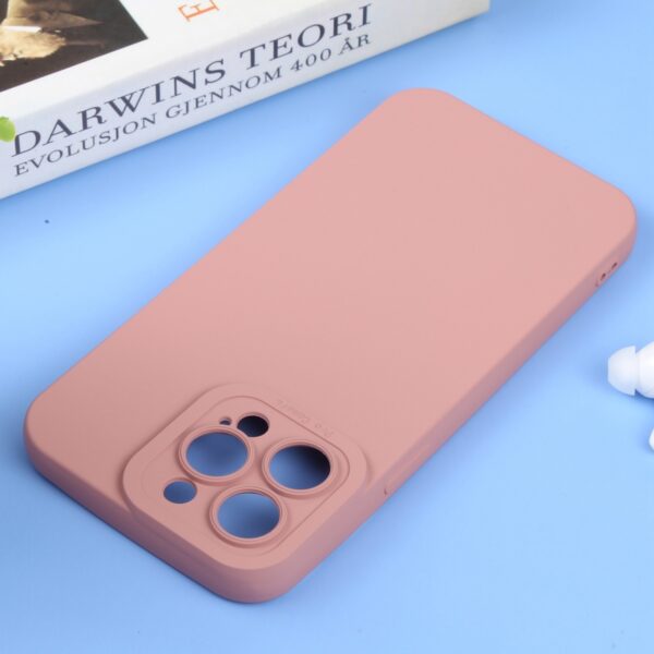 iPhone 14 Pro Max Θήκη Σιλικόνης Ροζ Liquid Silicone Full Coverage Phone Case Pink