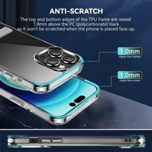 iPhone 14 Pro Max Θήκη Σιλικόνης Διάφανη Με Σταντ Four Corner Airbag Shockproof Holder Phone Case Transparent