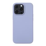 iPhone 14 Pro Max Θήκη Σιλικόνης Μωβ - Γκρι Liquid Silicone Phone Case Lavender Grey