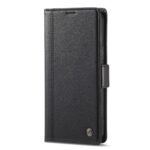 iPhone 14 Pro Max Θήκη Βιβλίο Μαύρο LC.IMEEKE Magnetic Buckle Horizontal Flip Case Black
