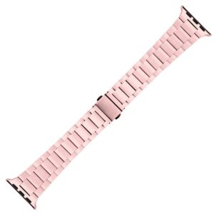 Λουράκι Apple Watch Series 8 & 7 45mm / SE 2 & 6 & SE & 5 & 4 44mm / 3 & 2 &1 42mm Small Waist Stainless Steel Watch Pink