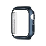 Apple Watch Series 3 / 2 / 1 42mm Γυαλί Προστασίας Οθόνης Electroplating Shockproof PC+Tempered Glass Protective Case Blue