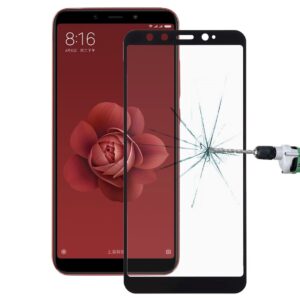 Xiaomi Mi A2 / Mi 6X Προστατευτικό Τζαμάκι Μαύρο Ultra Thin 9H 3D Anti-burst Full Screen Carbon Fiber Tempered Glass Black