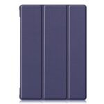 Θήκη Lenovo M10 FHD REL TB-X605FC Σκούρο Μπλε Custer Pattern Pure Color Horizontal Flip Case Dark Blue