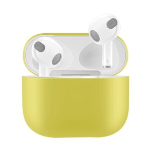Θήκη Σιλικόνης σε Κίτρινο χρώμα για Apple AirPods 3