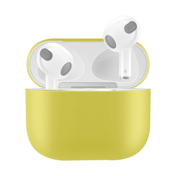 Θήκη Σιλικόνης σε Κίτρινο χρώμα για Apple AirPods 3