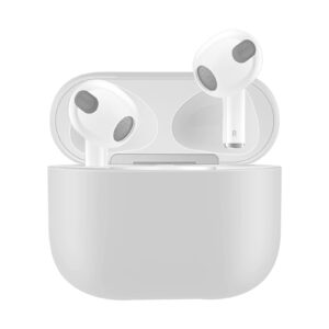 Θήκη Σιλικόνης σε Λευκό χρώμα για Apple AirPods 3