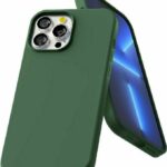 iPhone 14 Pro Max Θήκη Σιλικόνης Πράσινη Solid Silicone Phone Case Olive Green