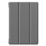 Θήκη Lenovo M10 FHD REL TB-X605FC Γκρι Custer Pattern Pure Color Horizontal Flip Case Grey