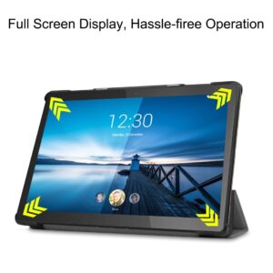 Θήκη Lenovo M10 FHD REL TB-X605FC Γκρι Custer Pattern Pure Color Horizontal Flip Case Grey