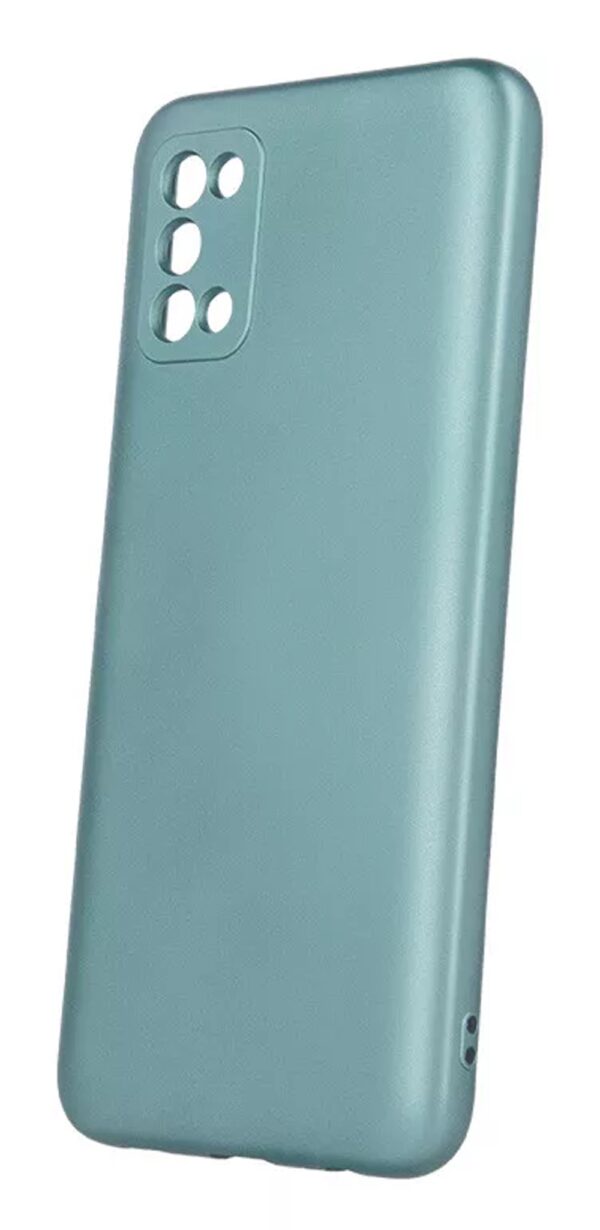 Forcell Samsung Galaxy A03s Metallic Θήκη Σιλικόνης - Green