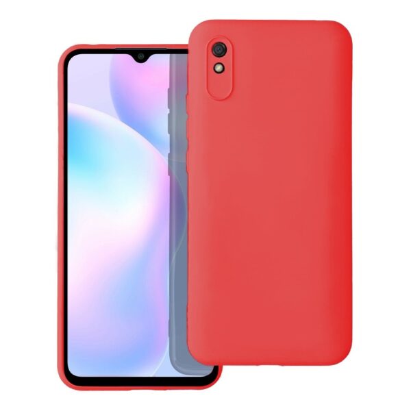 Xiaomi Redmi 9A / 9AT Θήκη Σιλικόνης Κόκκινη Soft Touch Silicone Rubber Soft Case Red