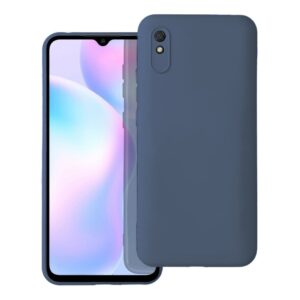 Xiaomi Redmi 9A / 9AT Θήκη Σιλικόνης Μπλε Soft Touch Silicone Rubber Soft Case Navy