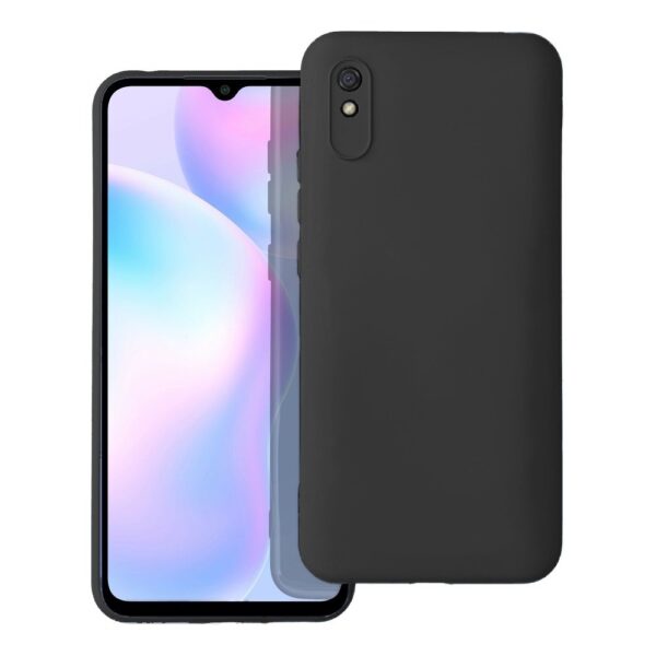 Xiaomi Redmi 9A / 9AT Θήκη Σιλικόνης Μαύρη Soft Touch Silicone Rubber Soft Case Black
